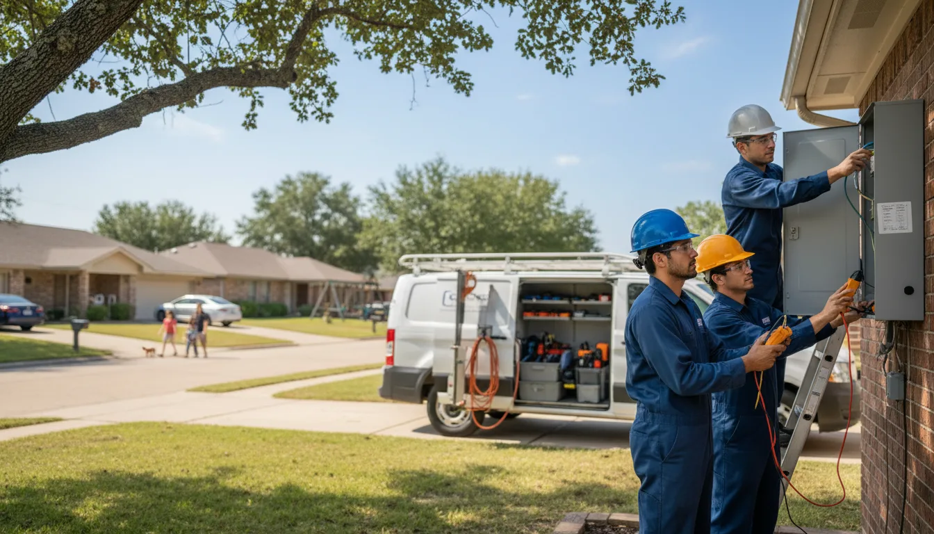 Certified electrician providing emergency electrical services in Velma, OK